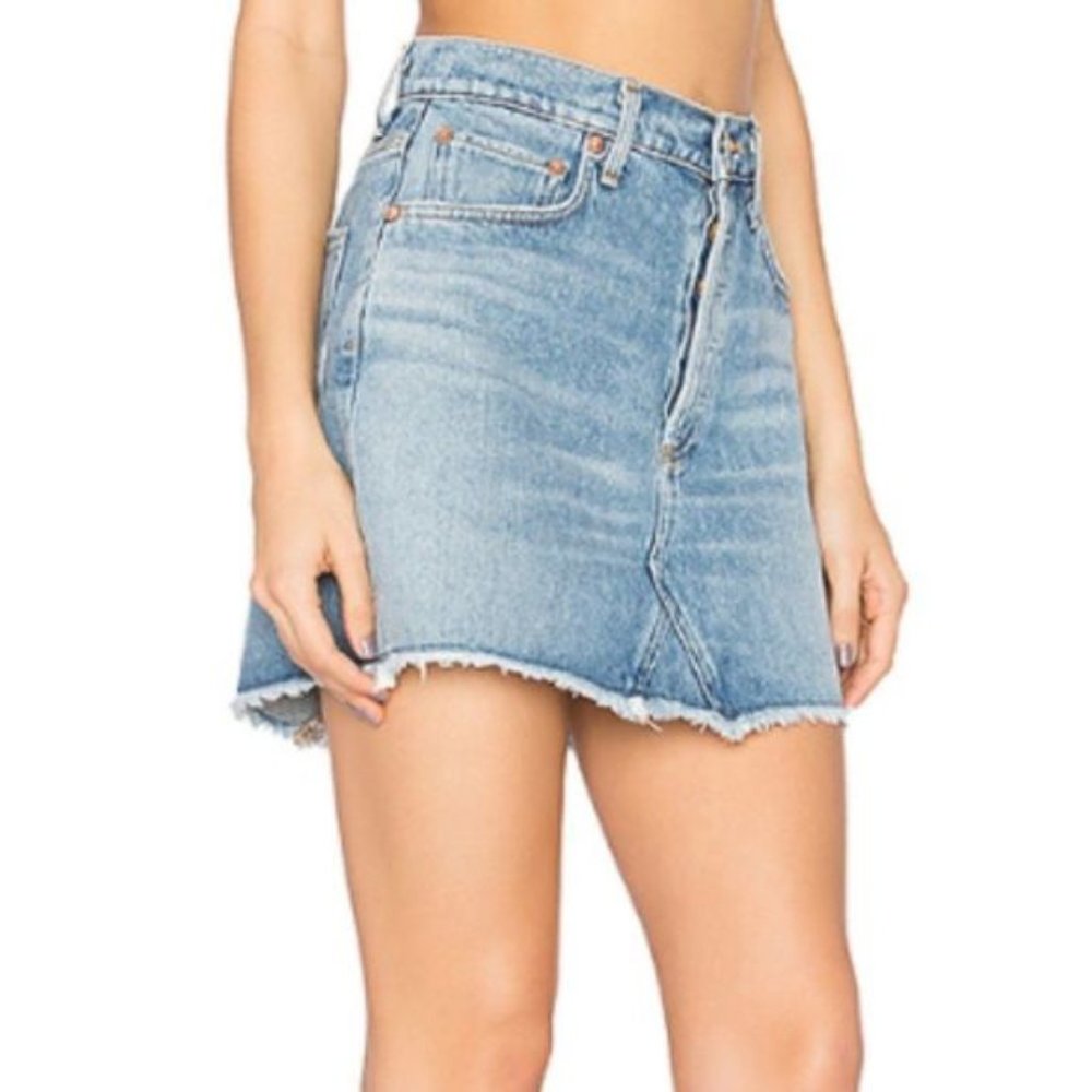 AGOLDE Quinn Highrise Mini Jean Skirt  Size 31